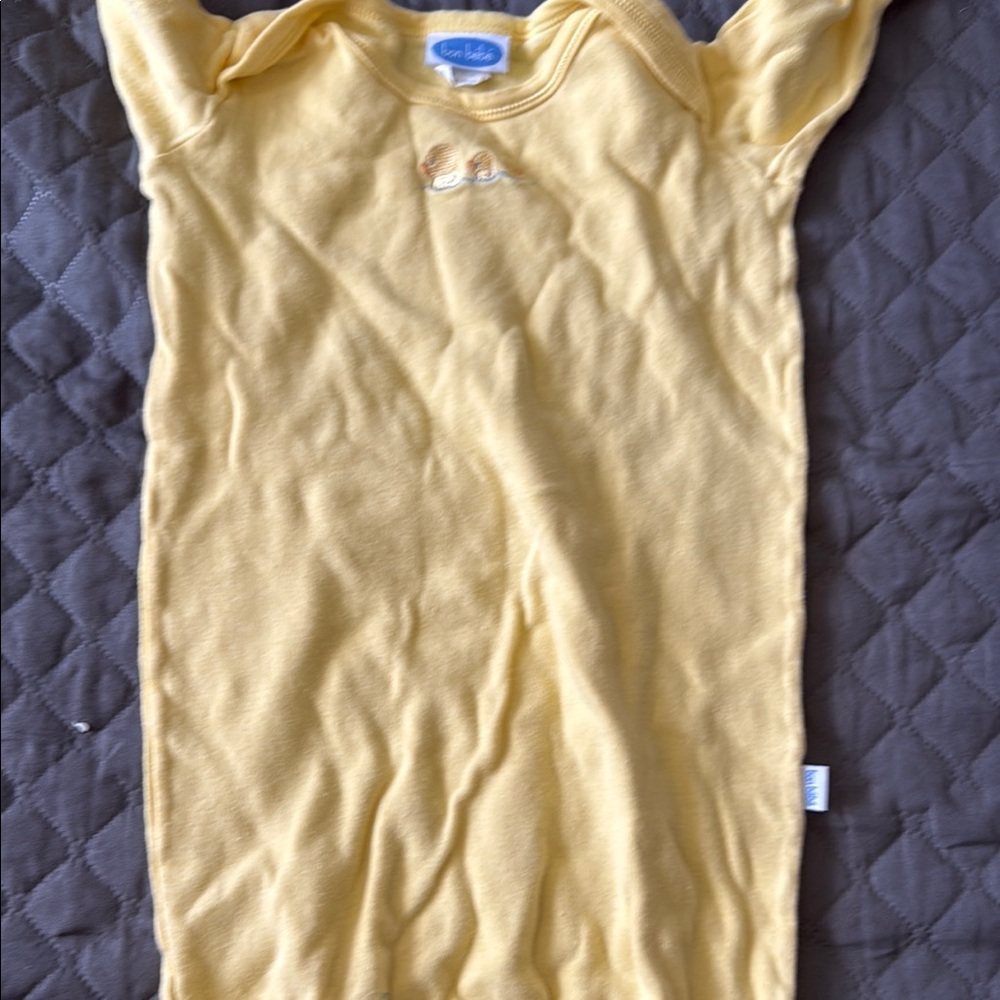 Bon Bebe Yellow Sleep Sacks Soft Pajamas